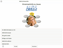 Tablet Screenshot of alb-donau-kreis.abacus-nachhilfe.de