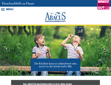 Tablet Screenshot of dahme-spreewald.abacus-nachhilfe.de